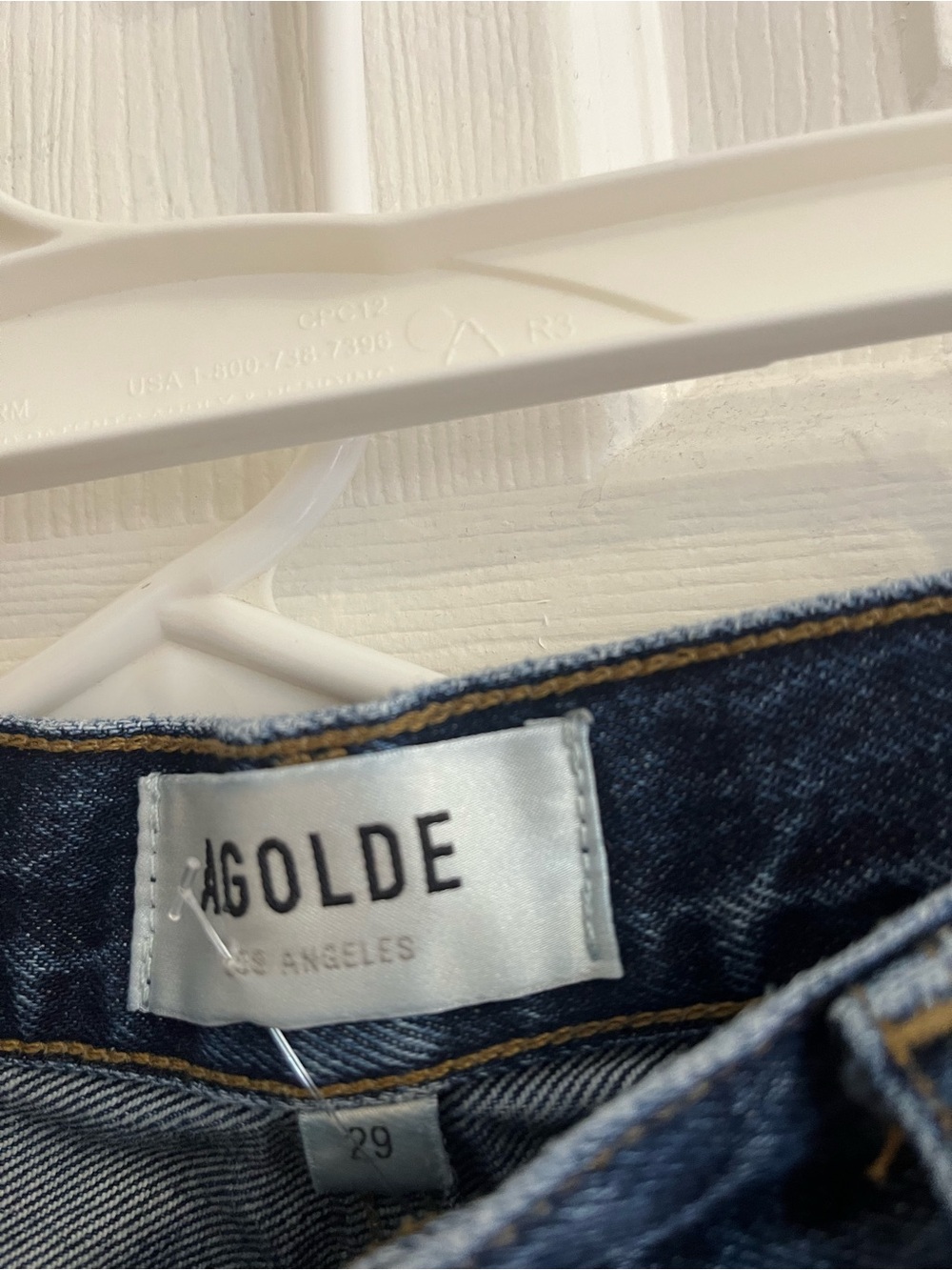 AGOLDE Jeans Dark Wash Denim Wide Leg Dame size 29 - Picture 5 of 8